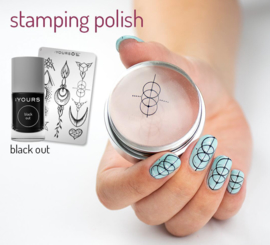 YOURS Stamping Polish Black Out