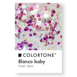 Colortone Pixel Dots Blanco Baby