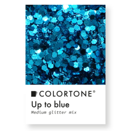 Colortone Medium Glitter Mix Up To Blue 3 gr