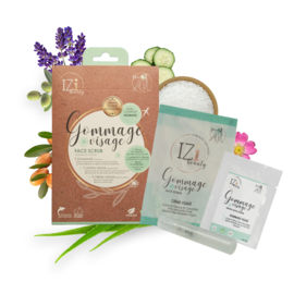 IZi Beauty Vegan Face Scrub Kit (3 Fase)