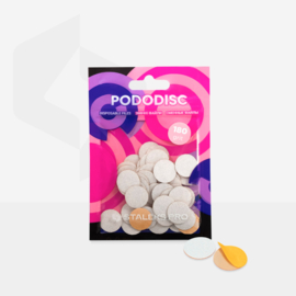 Staleks White Refill Pads For Pododisc S 180 grit (50 pc) (PDF-15-180W)