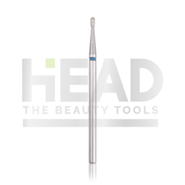 Head Diamond Frees Bit Rounded Cylinder XS Blue 1.4mm (Manicure Pedicure)