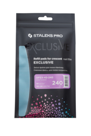 Staleks Pro Exclusive 42 Vervangbare Vijlen Halve Maan 240 Grit 50 Stuks (DFEX-42-240)