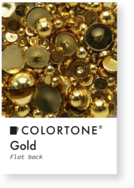 Colortone Flatback Parels Goud