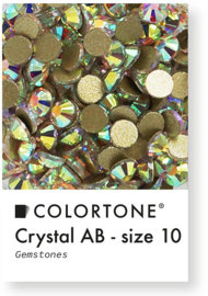 Colortone Crystal Aurora Borealis Rhinestones Size 10