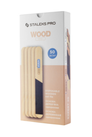 Staleks Disposable Wooden Base Straight Nail File Expert 20 (WBE-20)