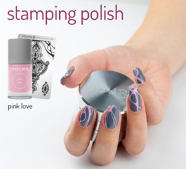 YOURS Stamping Polish Pink Love