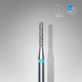 Staleks Diamond Frees Bit Rounded Cylinder Blue 1.4mm (Manicure Pedicure) (FA30B014/8K)
