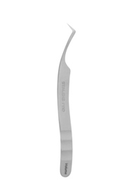 Staleks Pro Eyelash Tweezers Expert 41 Type 2 L-Shaped 40 (TE-41/2)