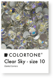 Colortone Clear Sky Rhinestones Size 10