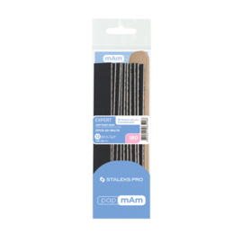 Staleks Pro Expert 20 PapmAm Rechte Vijl Soft Base Grit 180 10 Stuks + Wooden Base 2 Stuks (DFCE-20-180/10)