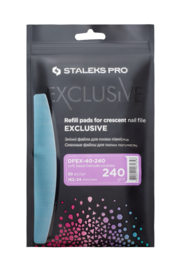 Staleks Pro Exclusive 40 Vervangbare Vijlen Halve Maan Foam 240 Grit 30 Stuks (DFEX-40-240)