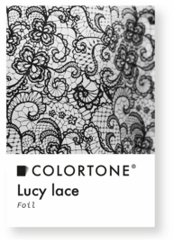 Colortone Black Lucy Lace Foil