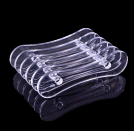 Shape It Up Nail Brush Holder Clear
