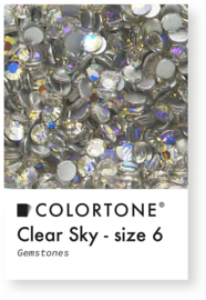 Colortone Clear Sky Rhinestones Size 6