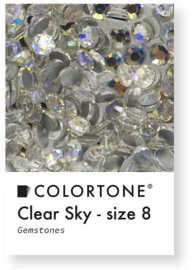 Colortone Clear Sky Rhinestones Size 8