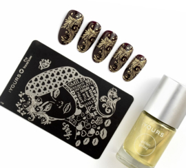 YOURS Stamping Polish Golden Galaxy