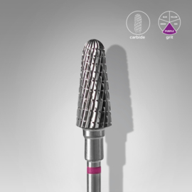 Staleks Carbide Nagel Freesbit Frustum Purple 6.0mm (FT70V060/14)