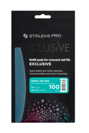 Staleks Pro Exclusive 42 Vervangbare Vijlen Halve Maan 100 Grit 50 Stuks (DFEX-42-100)