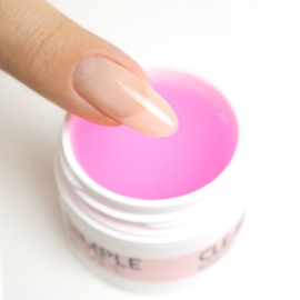 Mistero Milano Simple Shape Builder Gel Clear Pink 15 gr