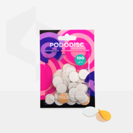 Staleks White Refill Pads For Pododisc S 100 grit (50 pc) (PDF-15-100W)