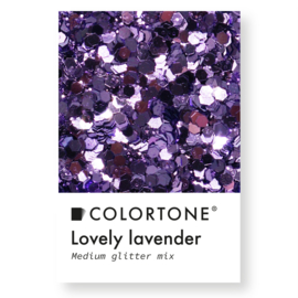 Colortone Medium Glitter Mix Lovely Lavander
