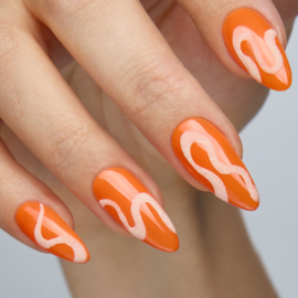 The GelBottle Glow In The Dark Orange Pigment