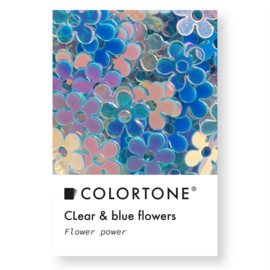 Colortone Clear & Blue Flowers 2 gr