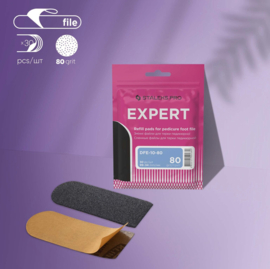 Staleks Pro Expert 10 Refill Pads Pedicure Foot File Grit 80 30 Pcs (DFE-10-80)