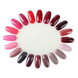 Shape It Up Gel Polish Color Wheel Milky White 20 Tips 10 Stuks