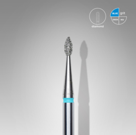 Staleks Diamond Frees Bit Drop Blue 1.6mm (Manicure Pedicure) (FA40B016/4K)