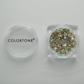Colortone Crystal Aurora Borealis Rhinestones Size 8