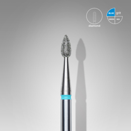 Staleks Diamond Frees Bit Drop Blue 2.3mm (Manicure Pedicure) (FA40B023/5K)