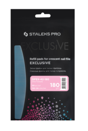 Staleks Pro Exclusive 42 Vervangbare Vijlen Halve Maan 180 Grit 50 Stuks (DFEX-42-180)