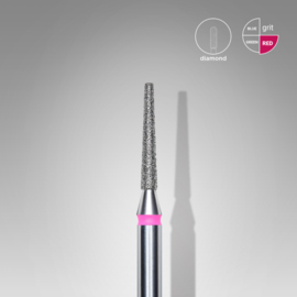 Staleks Diamond Frees Bit Frustum Red 1.6mm Long (Manicure Pedicure) (FA70R016/10K)