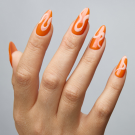 The GelBottle Glow In The Dark Orange Pigment