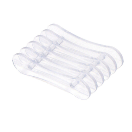 Shape It Up Nail Brush Holder Clear