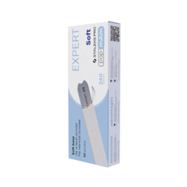 Staleks Pro Expert 20 White PapmAm Rechte Vijl Soft Base Grit 240 25 Stuks (DFCE-20-240/25W)