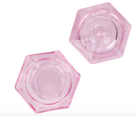 Shape It Up Dappendish Pink Glass
