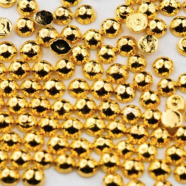 Mistero Milano Gold Half Beads 1,0 mm