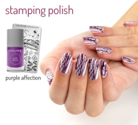 YOURS Stamping Polish Purple Affection