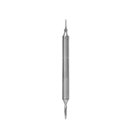 Staleks Hollow Rounded Cuticle Pusher & Straight Blade Expert 100 Type 5 (PE-100/5)