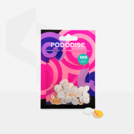 Staleks White Refill Pads For Pododisc XS 100 grit (50 pc) (PDF-10-100W)