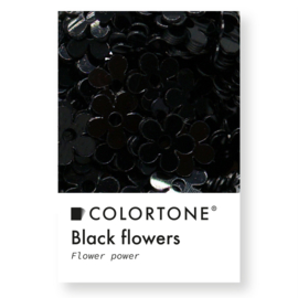 Colortone Black Flowers
