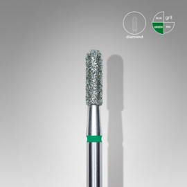 Staleks Diamond Frees Bit Rounded Cylinder Green 2.3mm (Manicure Pedicure) (FA30G023/8K)