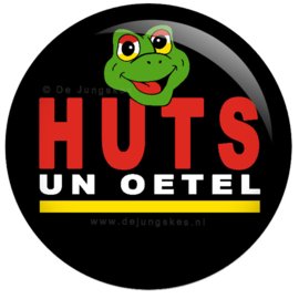 Oeteldonk HUTS un Oetel button 45 mm