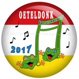 Oeteldonk, Daor zit meziek in button 45 mm