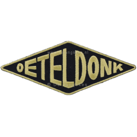 Ruit embleem Oeteldonk (11x4,5 cm)