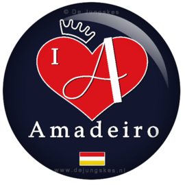 I love Amadeiro button 45 mm