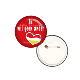 Ik wil geen ander button 25 mm